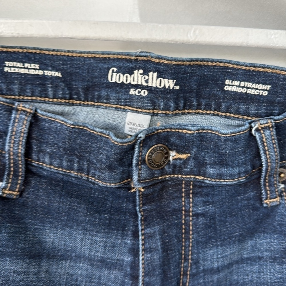 Goodfellow & Co Total Flex Slim Straight Denim! NWOT - Picture 4 of 8